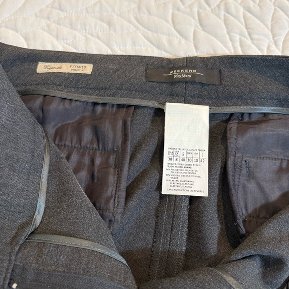 MaxMara Gray Ankle Cigarette Pants - Picture 11 of 16